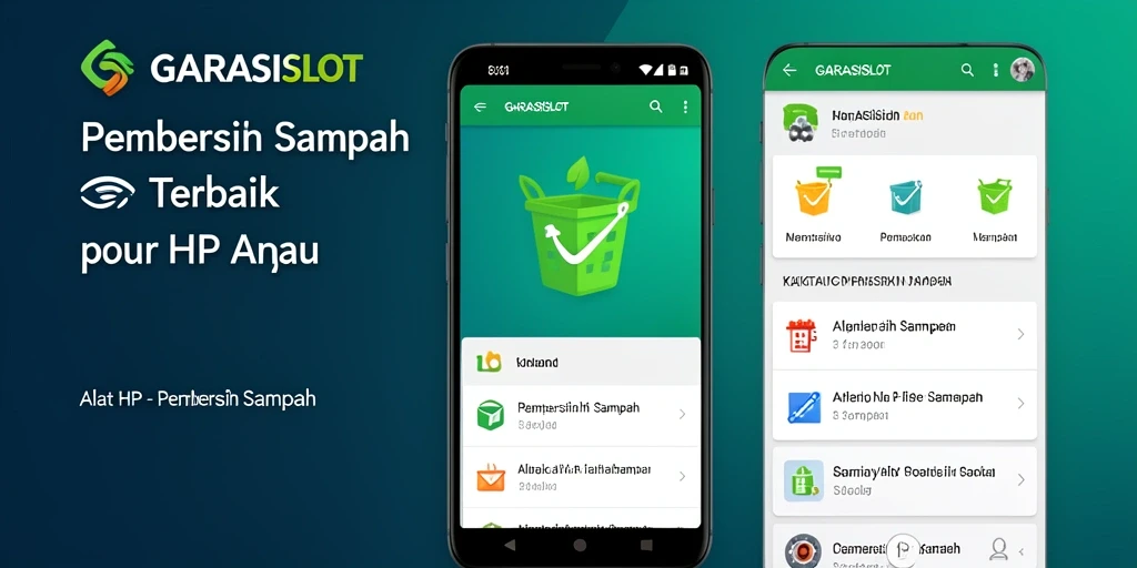 Tampilan antarmuka GARASISLOT yang sederhana dan efektif untuk pembersihan sampah.