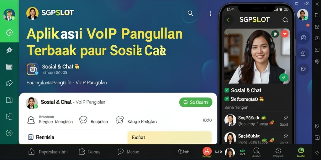 Antarmuka SGPSLOT yang intuitif untuk VoIP Panggilan.