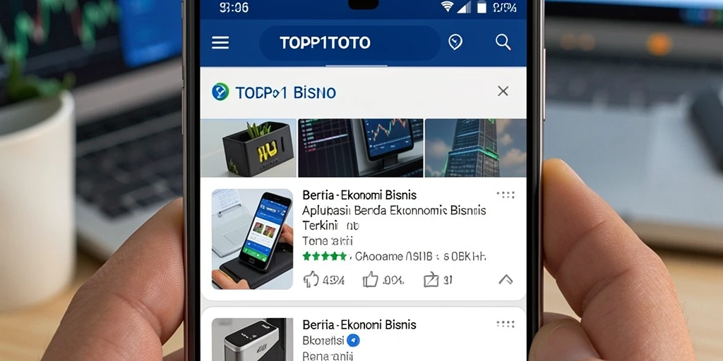 Antarmuka aplikasi TOP1TOTO yang menonjol dan informatif.