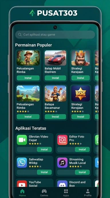 pusat303 - Halaman Indeks Aplikasi Populer & Kanal Uji Terpercaya